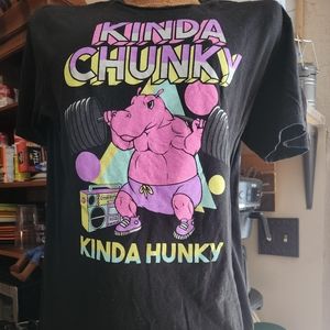 Kinda Chunky Kinda Hunky T- shirt (Funny) workout 2XL